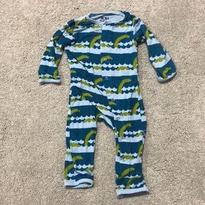KicKee Pants 6-12 month sea monster pajamas